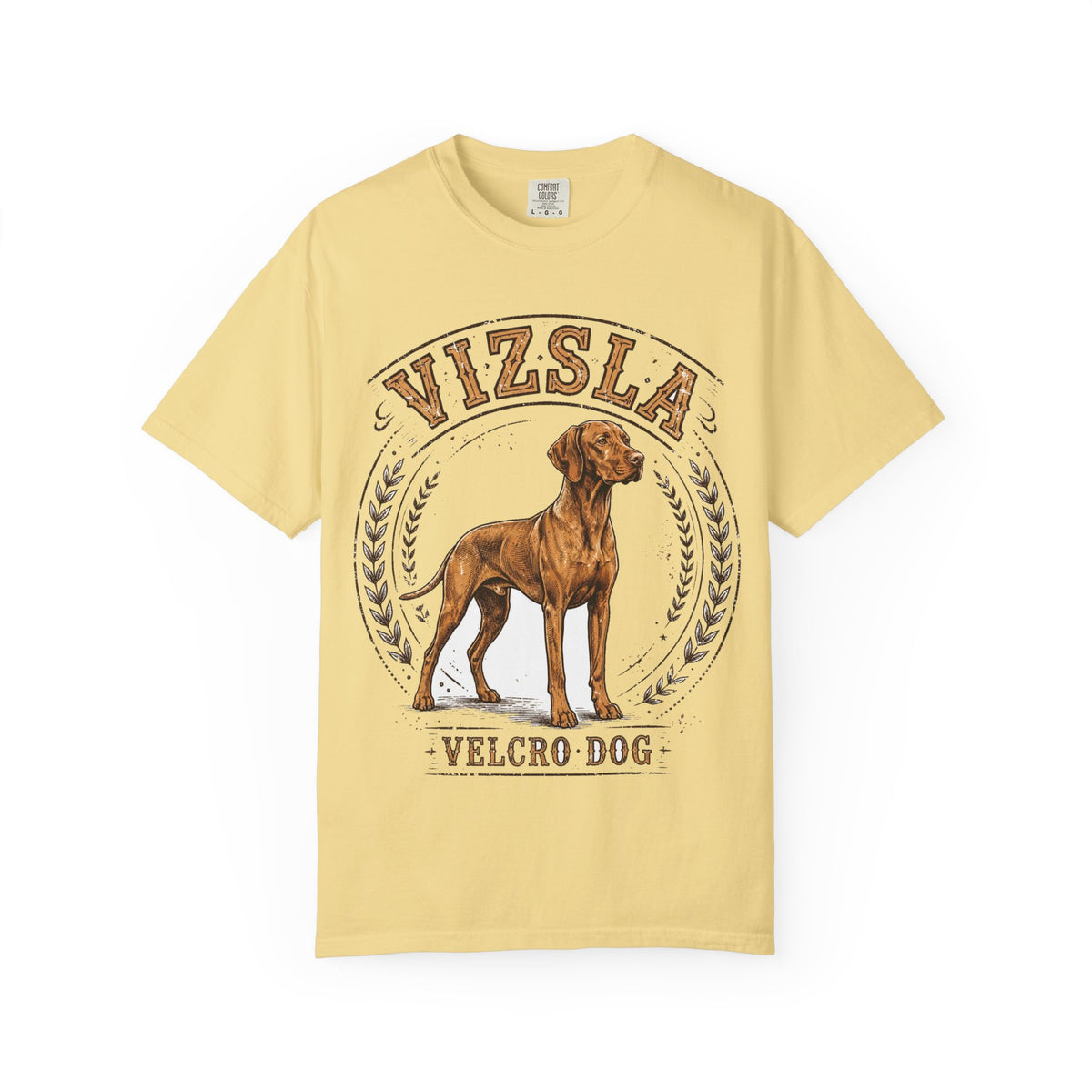 'Velcro Dog' Vizsla T-Shirt — alternate view
