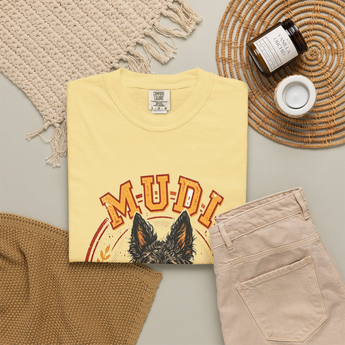 'Curl Power' Mudi T-Shirt — alternate view