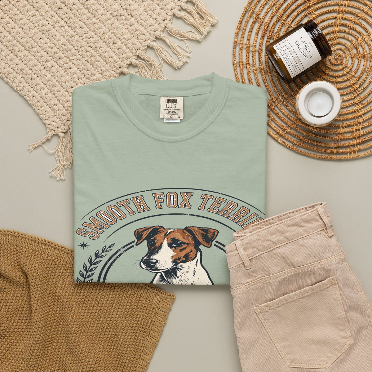 'Dapper Rascal' Smooth Fox Terrier T-Shirt — alternate view