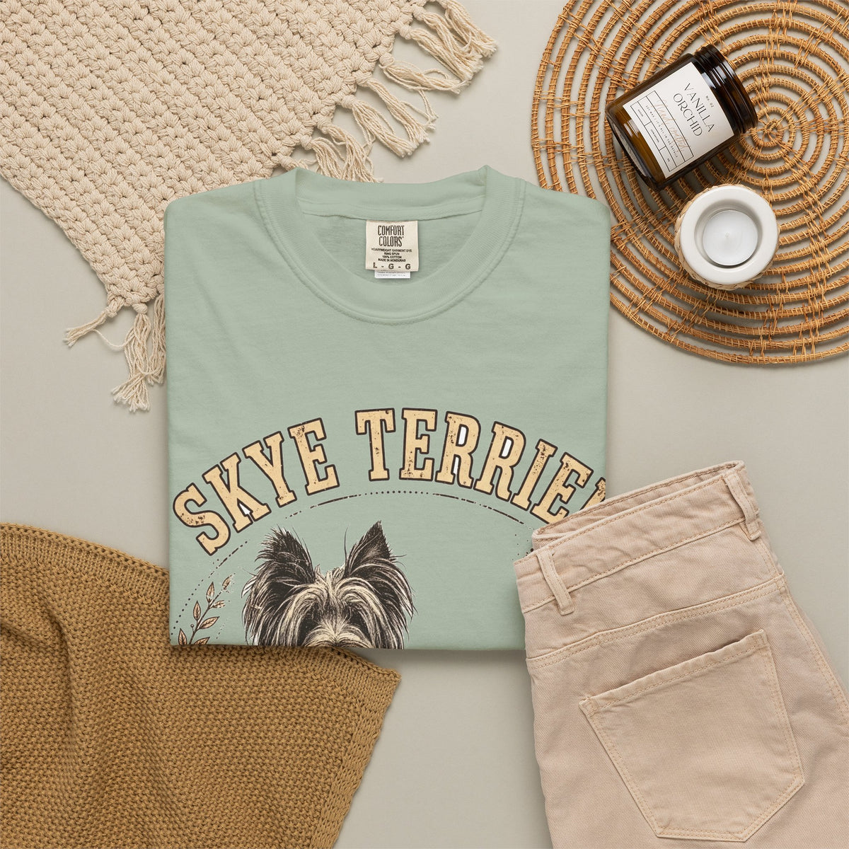 'Bonnie' Skye Terrier T-Shirt — alternate view
