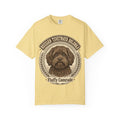 'Fluffy Comrade' Russian Tsvetnaya Bolonka T-Shirt — alternate view