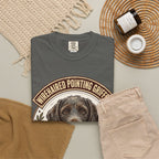 'Scruffy Point' Wirehaired Pointing Griffon T-Shirt — alternate view