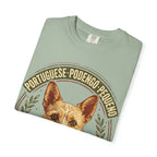 'Podengo Tiny Hunter' Portuguese Podengo Pequeno T-Shirt — alternate view