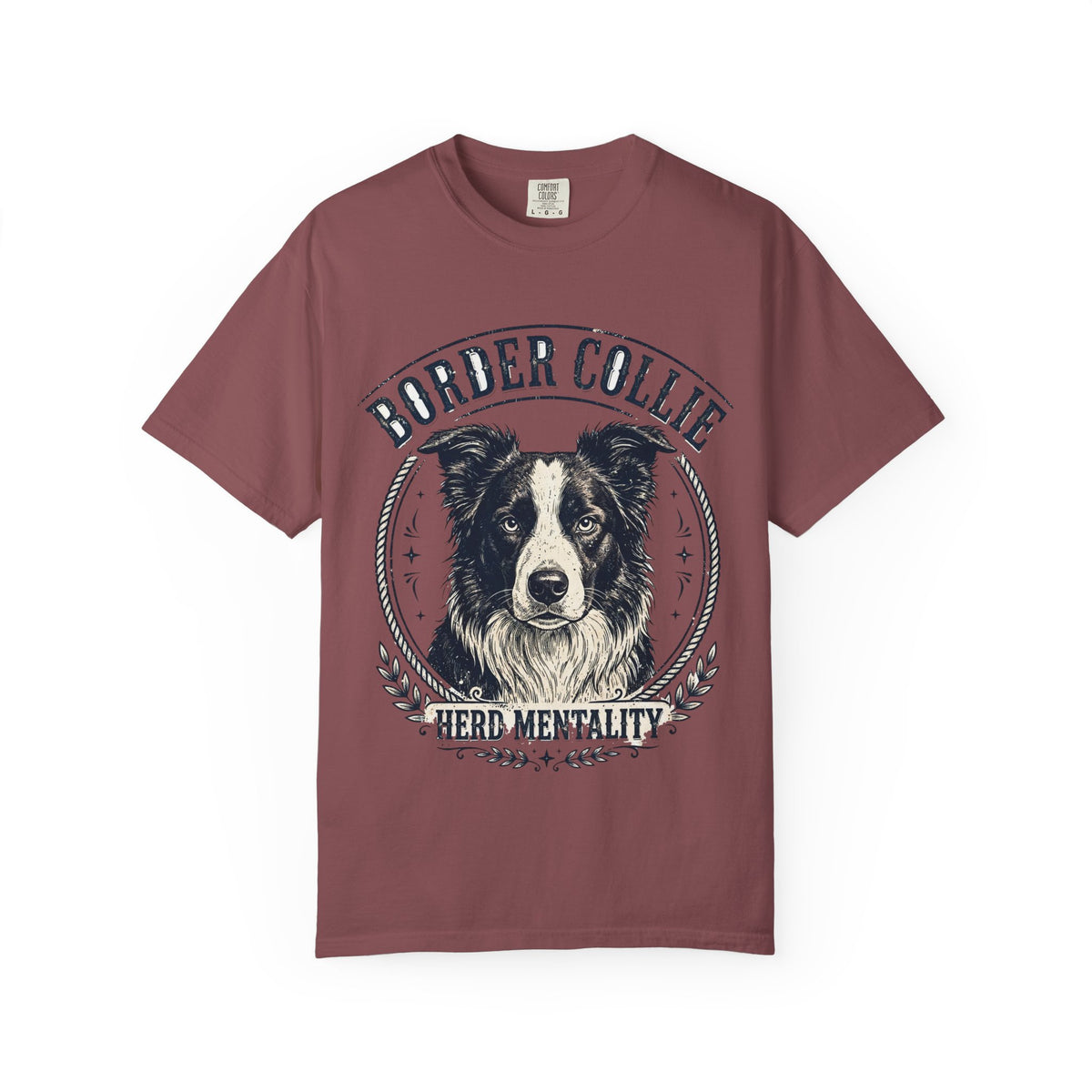 'Herd Mentality' Border Collie T-Shirt — alternate view