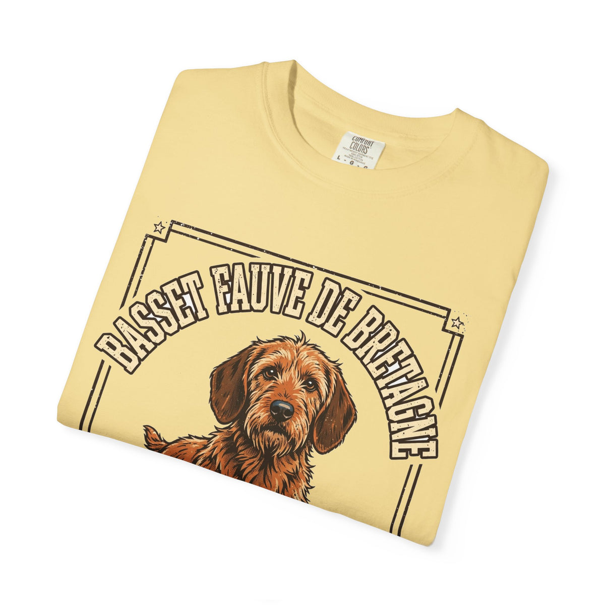 'Fawnomenal' Basset Fauve de Bretagne T-Shirt — alternate view