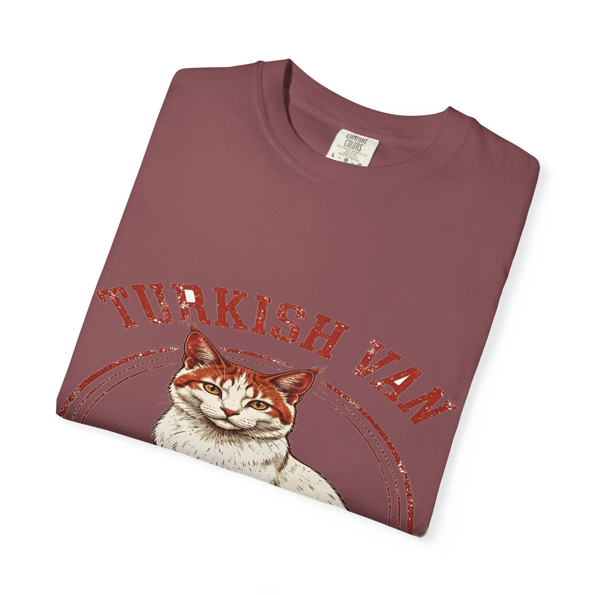 'Pool Party' Turkish Van Cat T-Shirt — alternate view