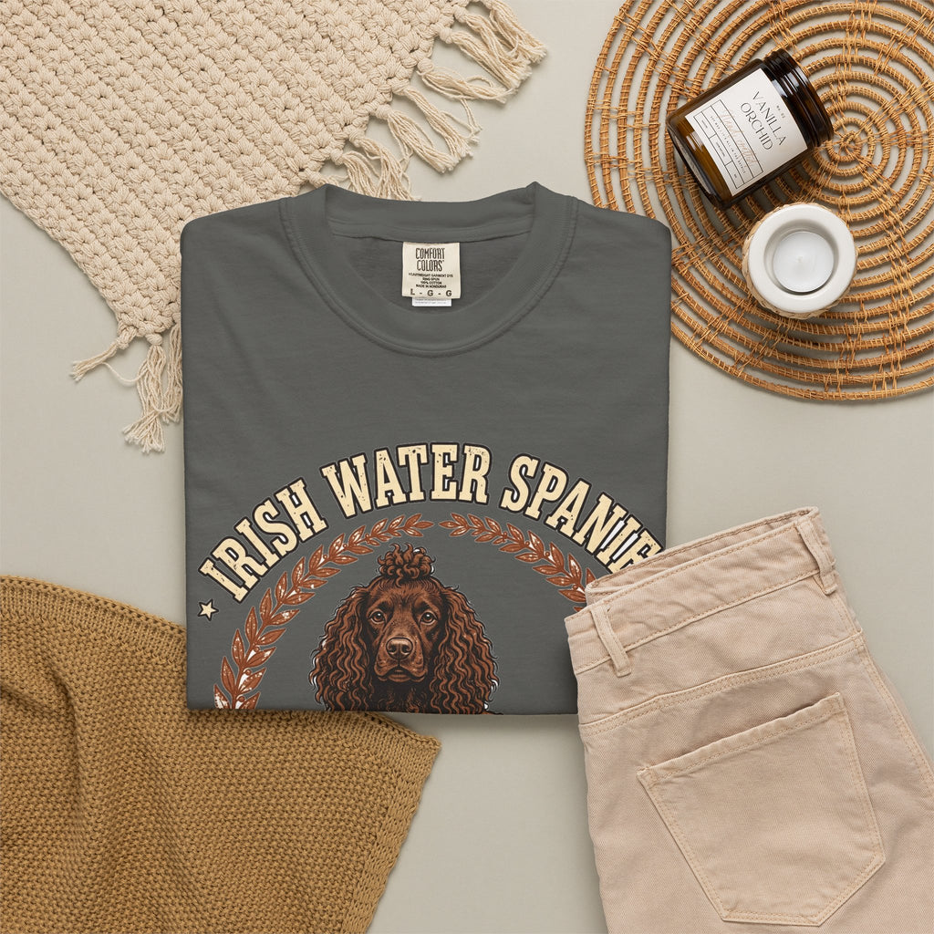 'Curly Cutie' Irish Water Spaniel T-Shirt — alternate view