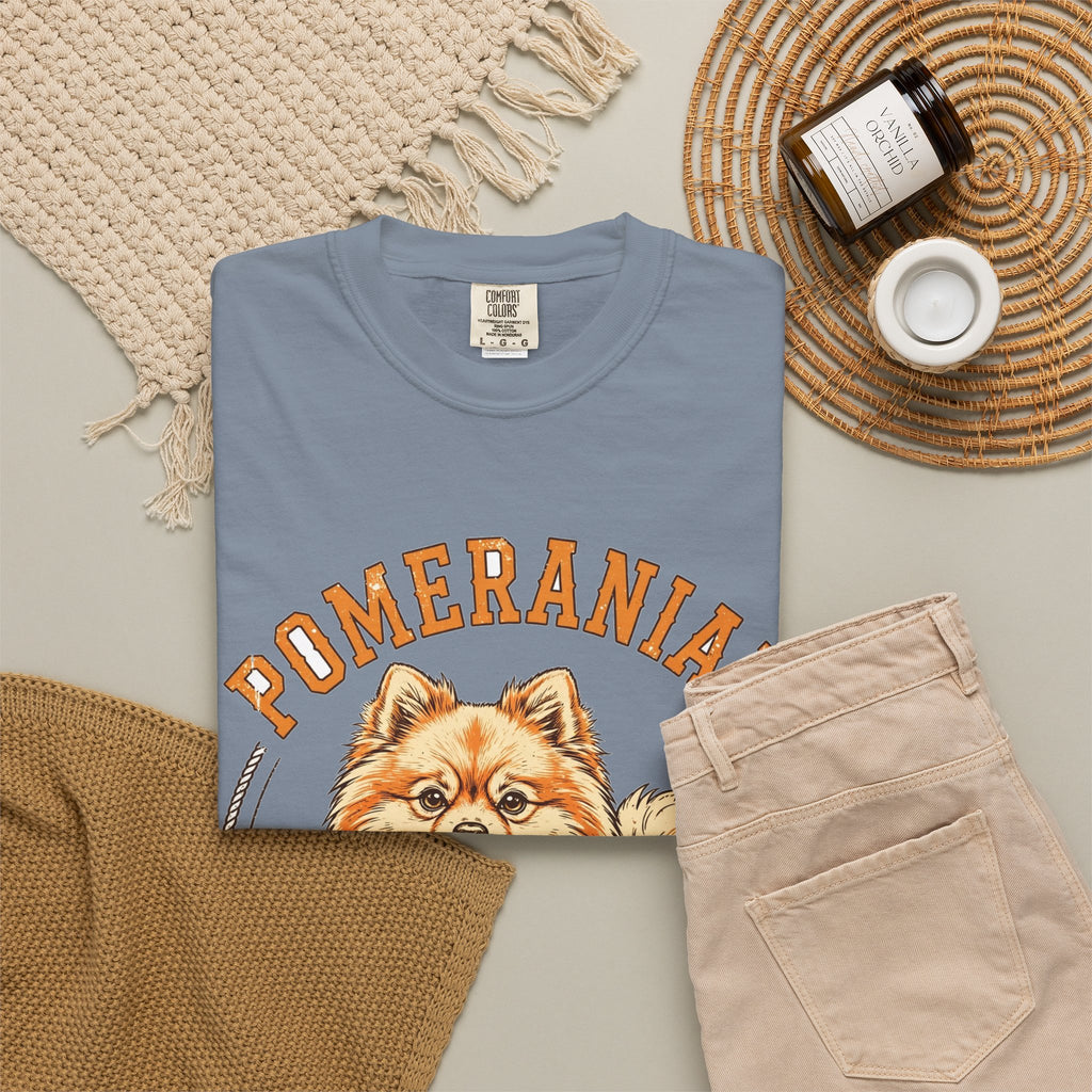 'Big Bark Energy' Pomeranian T-Shirt — alternate view