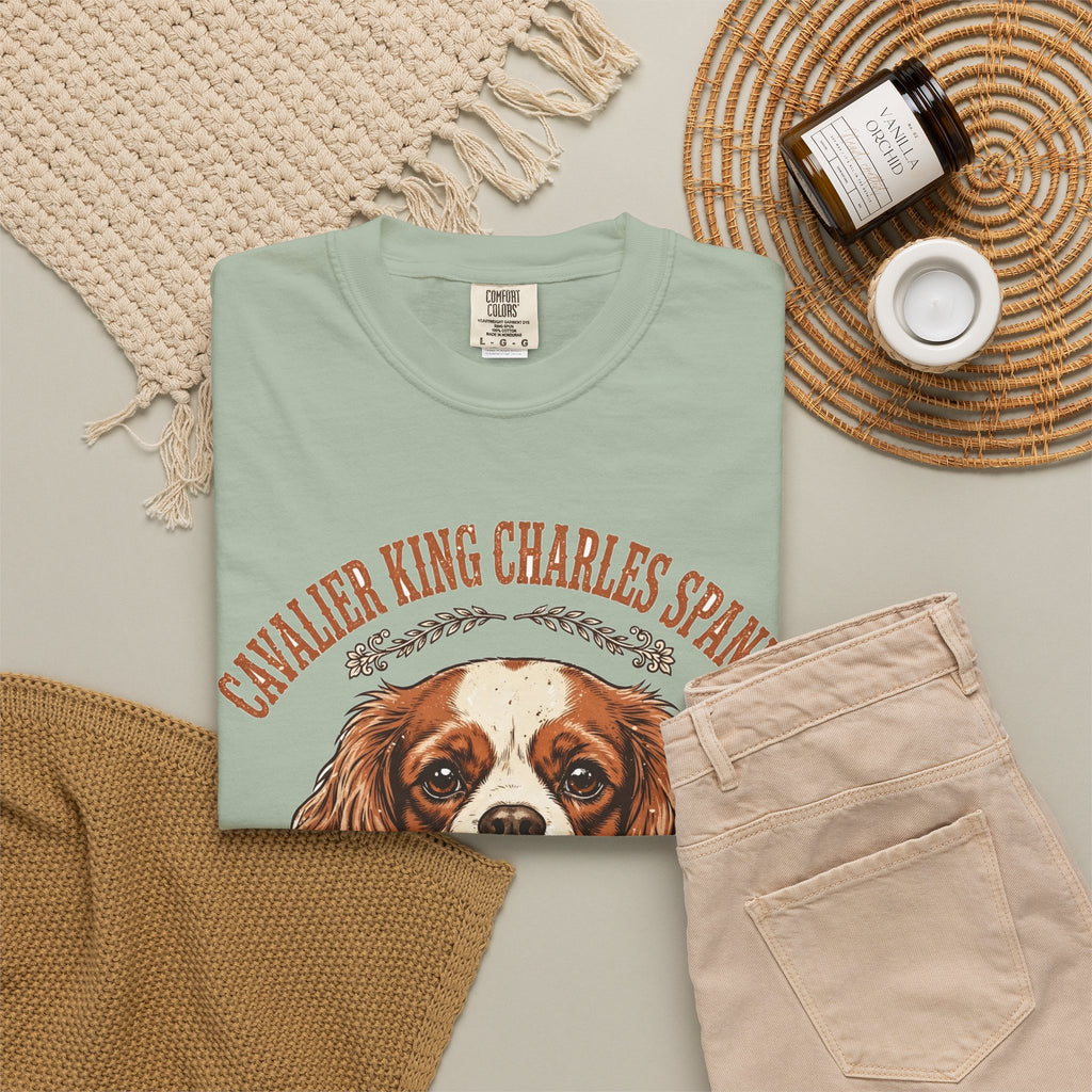 'Cuddlebug' Cavalier King Charles Spaniel T-Shirt — alternate view