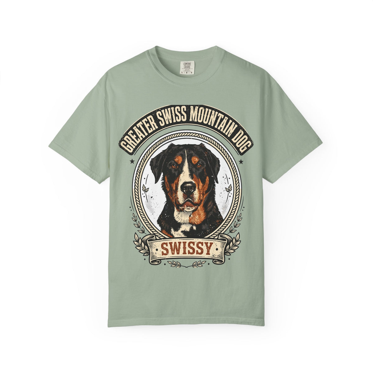 'Swissy' Greater Swiss Mountain Dog T-Shirt — alternate view