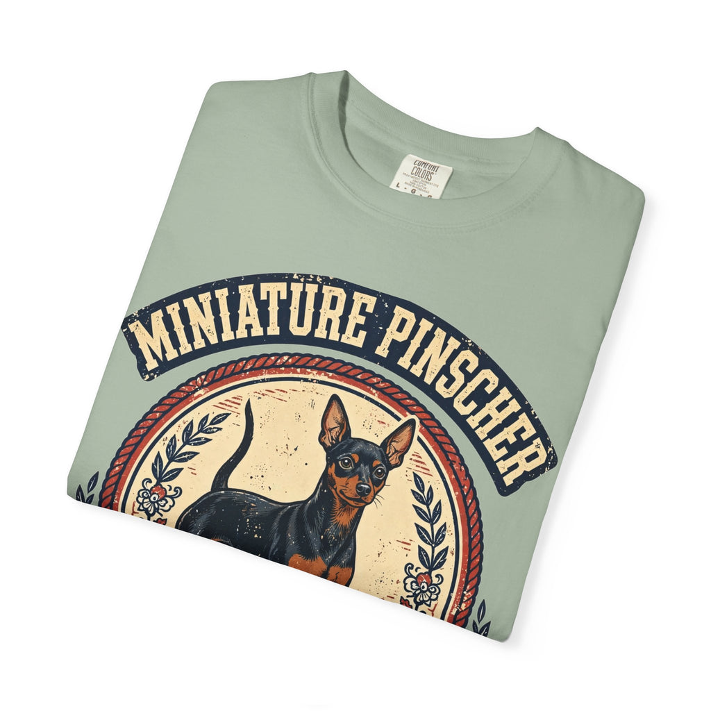 'Tiny King' Miniature Pinscher T-Shirt — alternate view