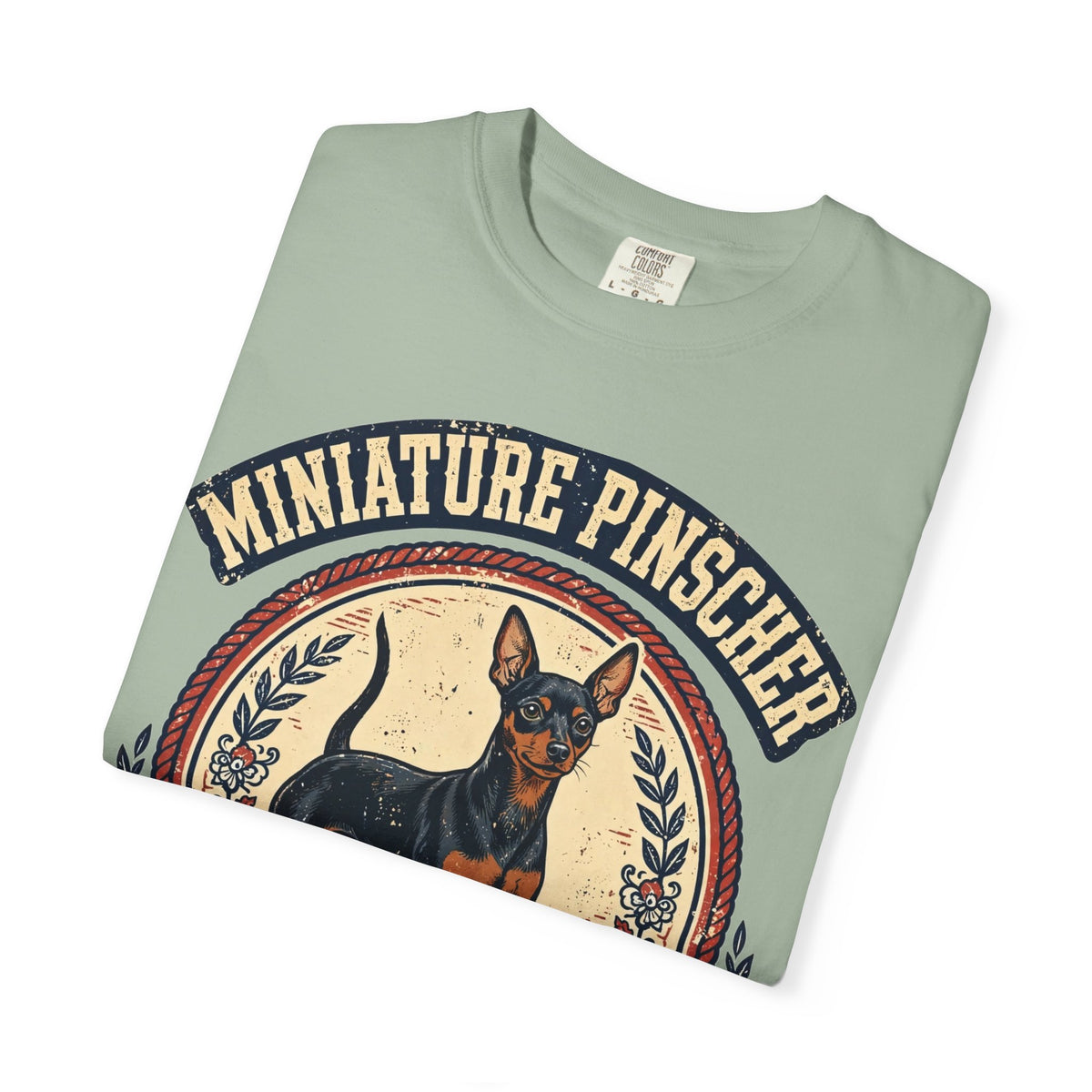 'Tiny King' Miniature Pinscher T-Shirt — alternate view