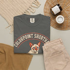 'Point Taken' Colorpoint Shorthair Cat T-Shirt — alternate view