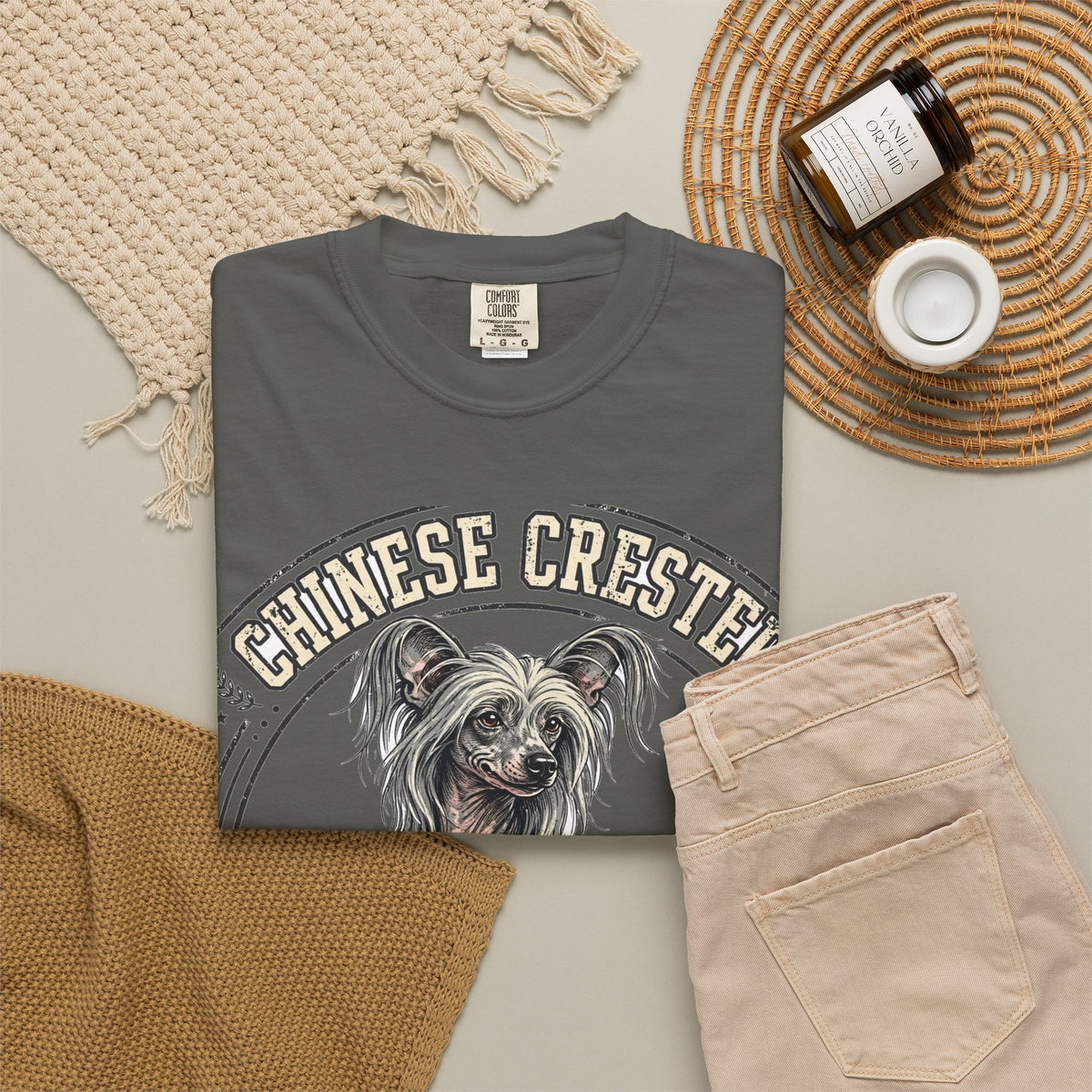 'Barely There' Chinese Crested T-Shirt — alternate view