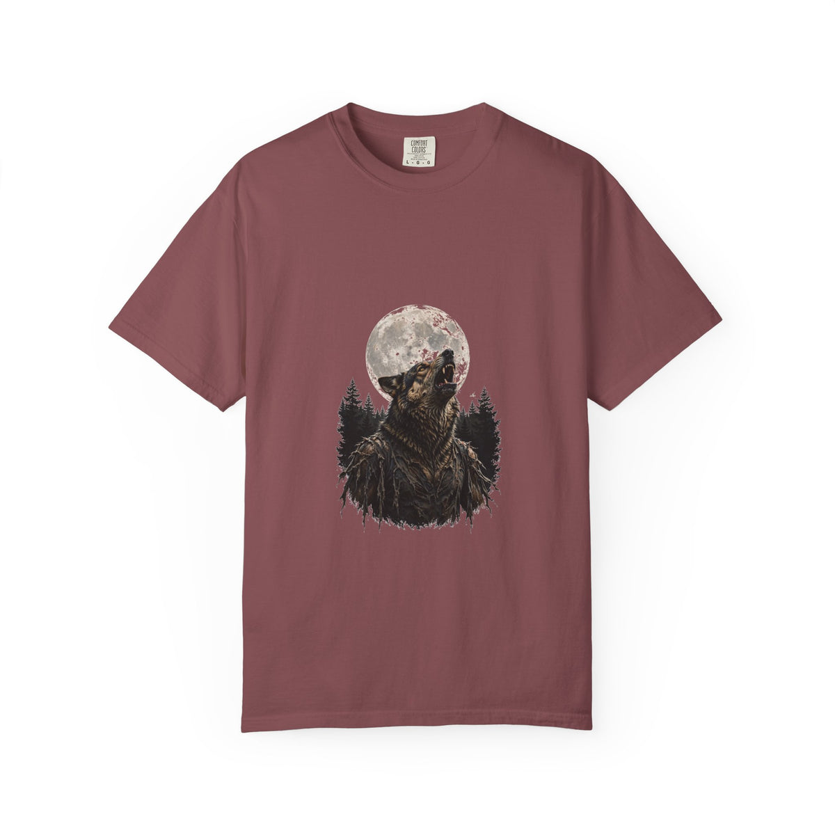 German Shepherd Werewolf Halloween Tee