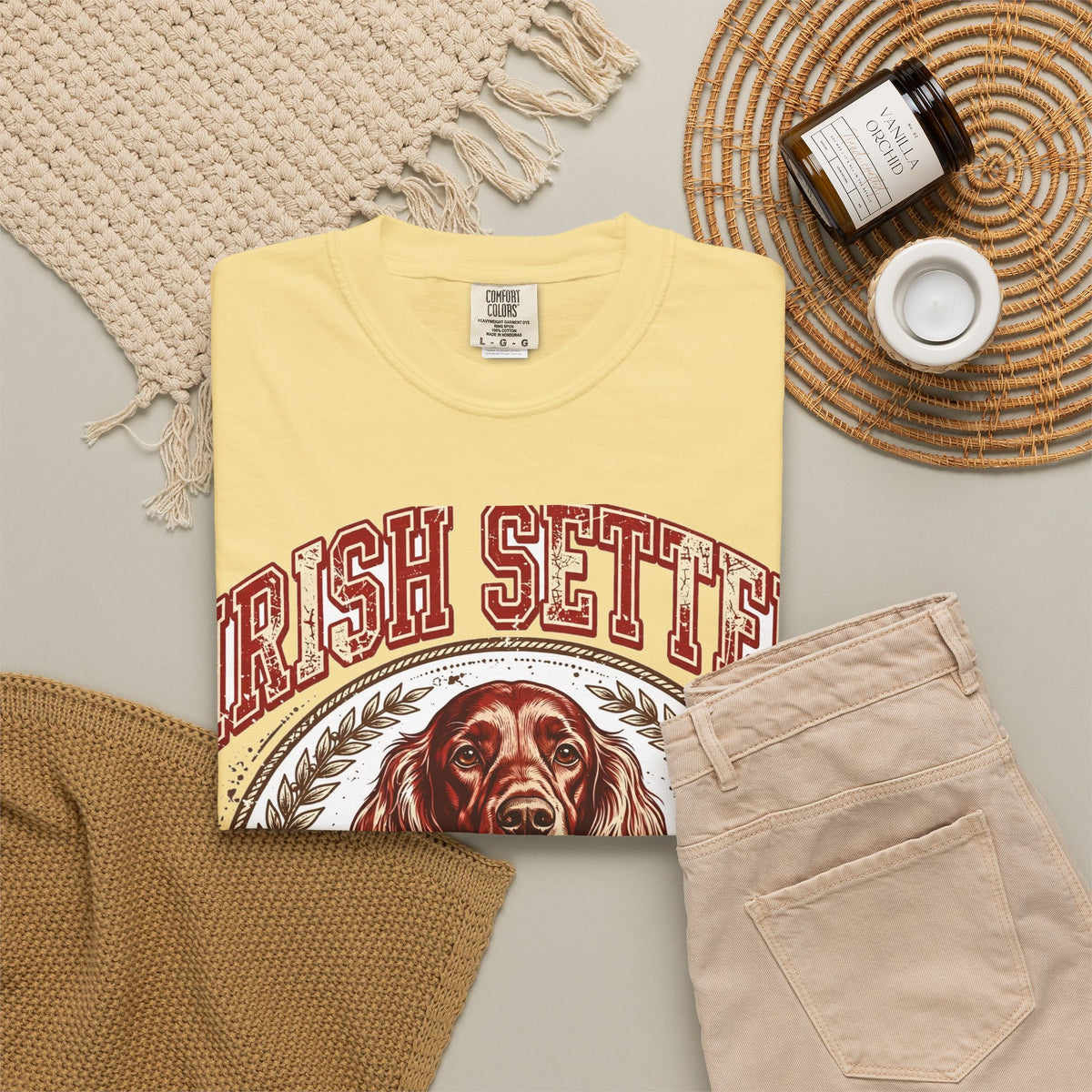'Redhead Royalty' Irish Setter T-Shirt — alternate view