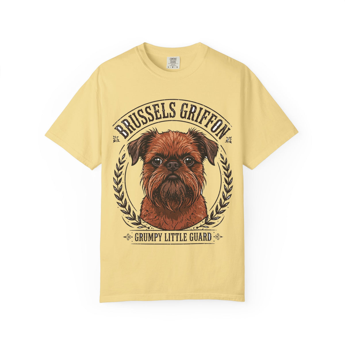 'Grumpy Little Guard' Brussels Griffon T-Shirt — alternate view