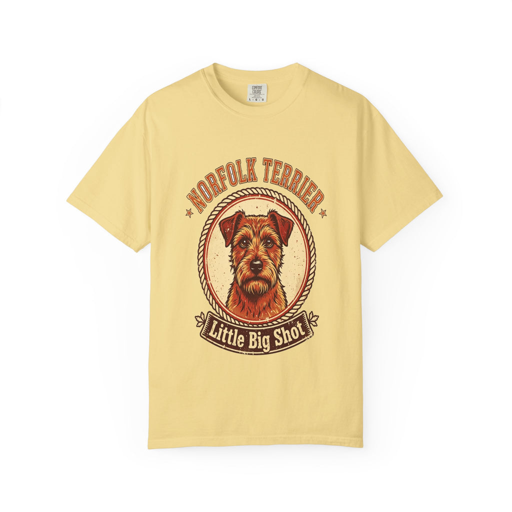 'Little Big Shot' Norfolk Terrier T-Shirt — alternate view
