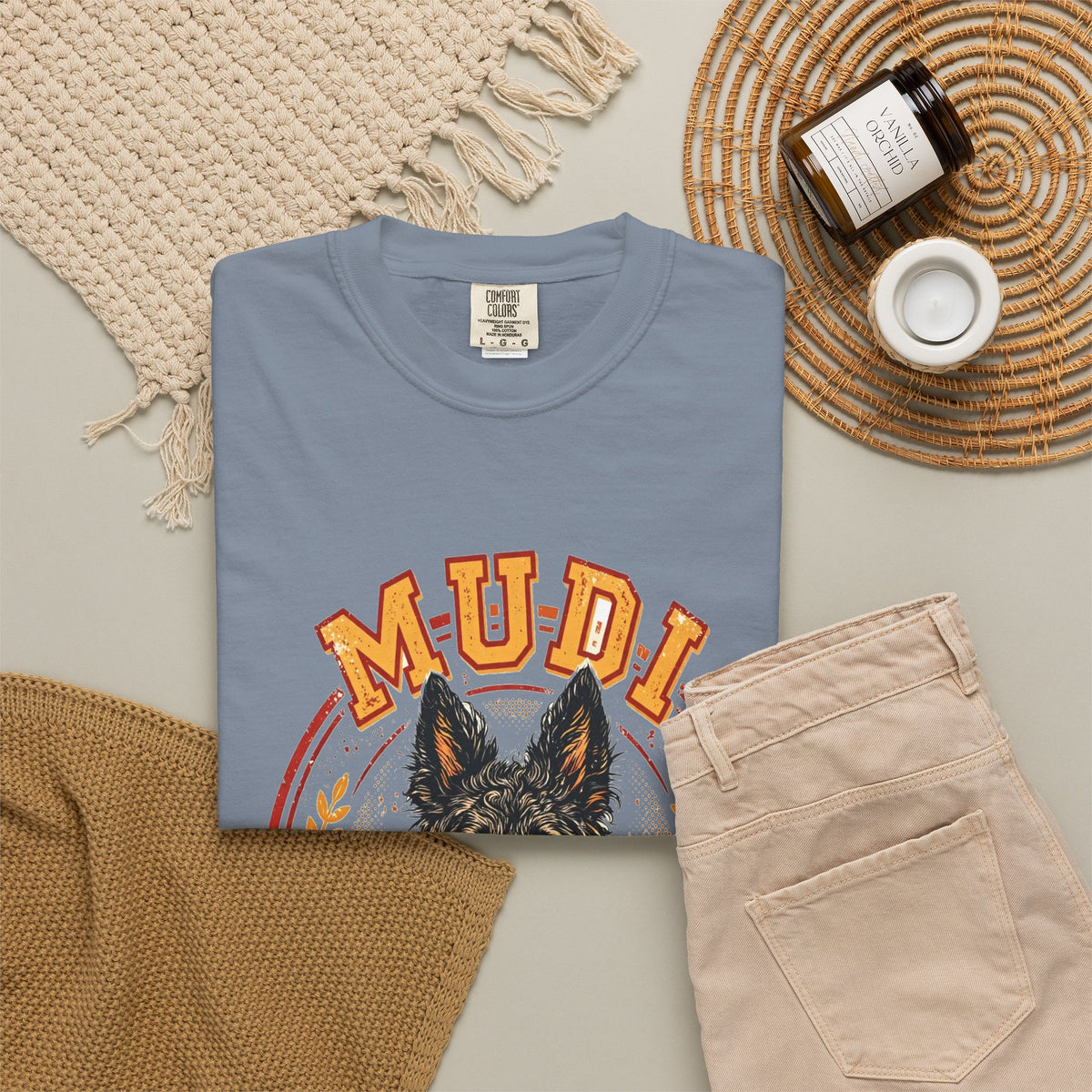 'Curl Power' Mudi T-Shirt — alternate view