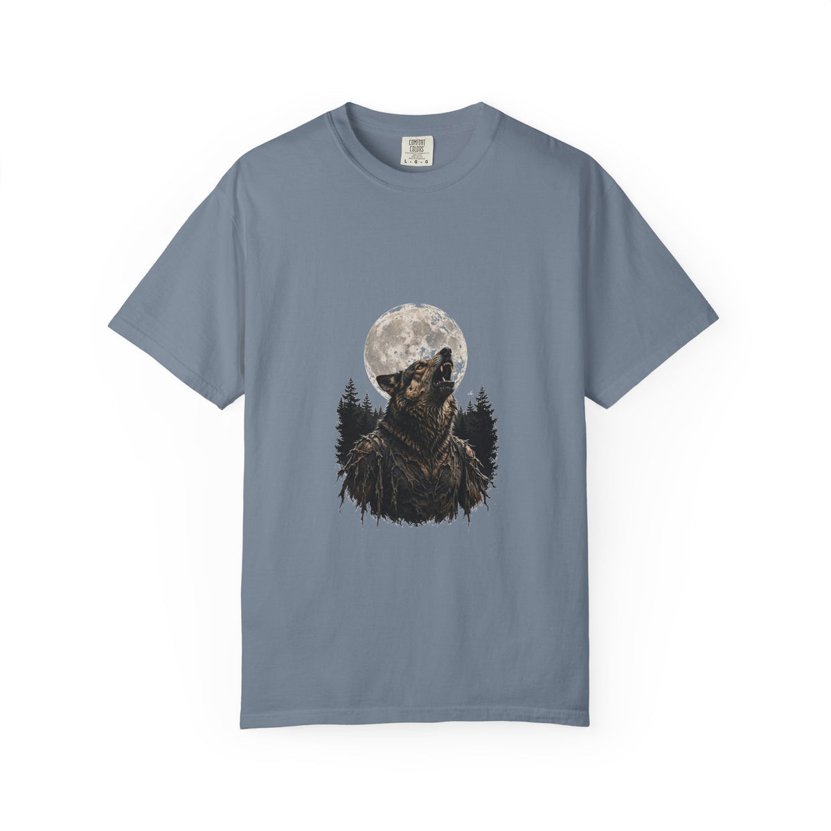 German Shepherd Werewolf Halloween Tee