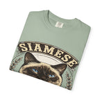 'Blue-Eyed Chatterbox' Siamese Cat T-Shirt — alternate view