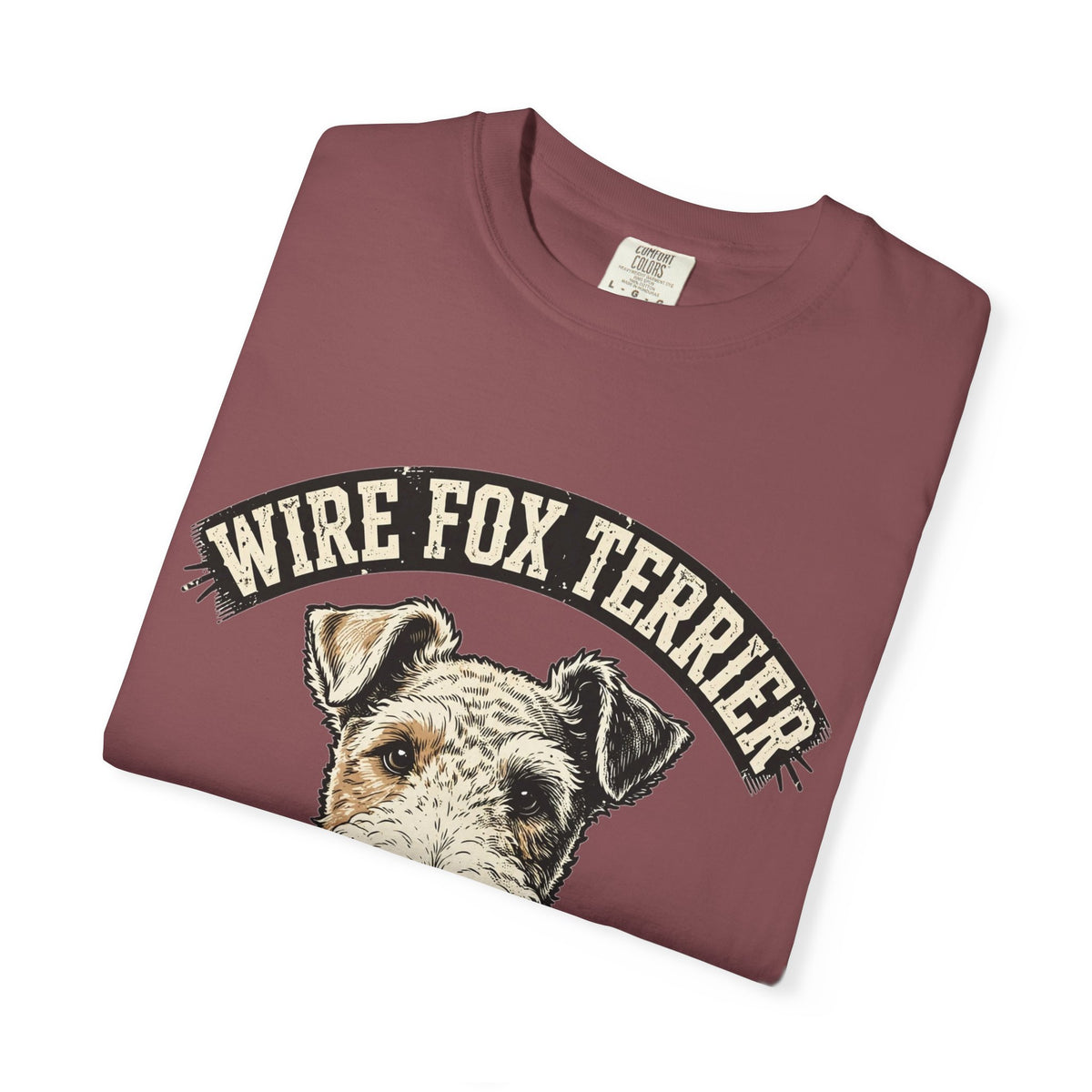 'Wire Whirlwind' Wire Fox Terrier T-Shirt — alternate view