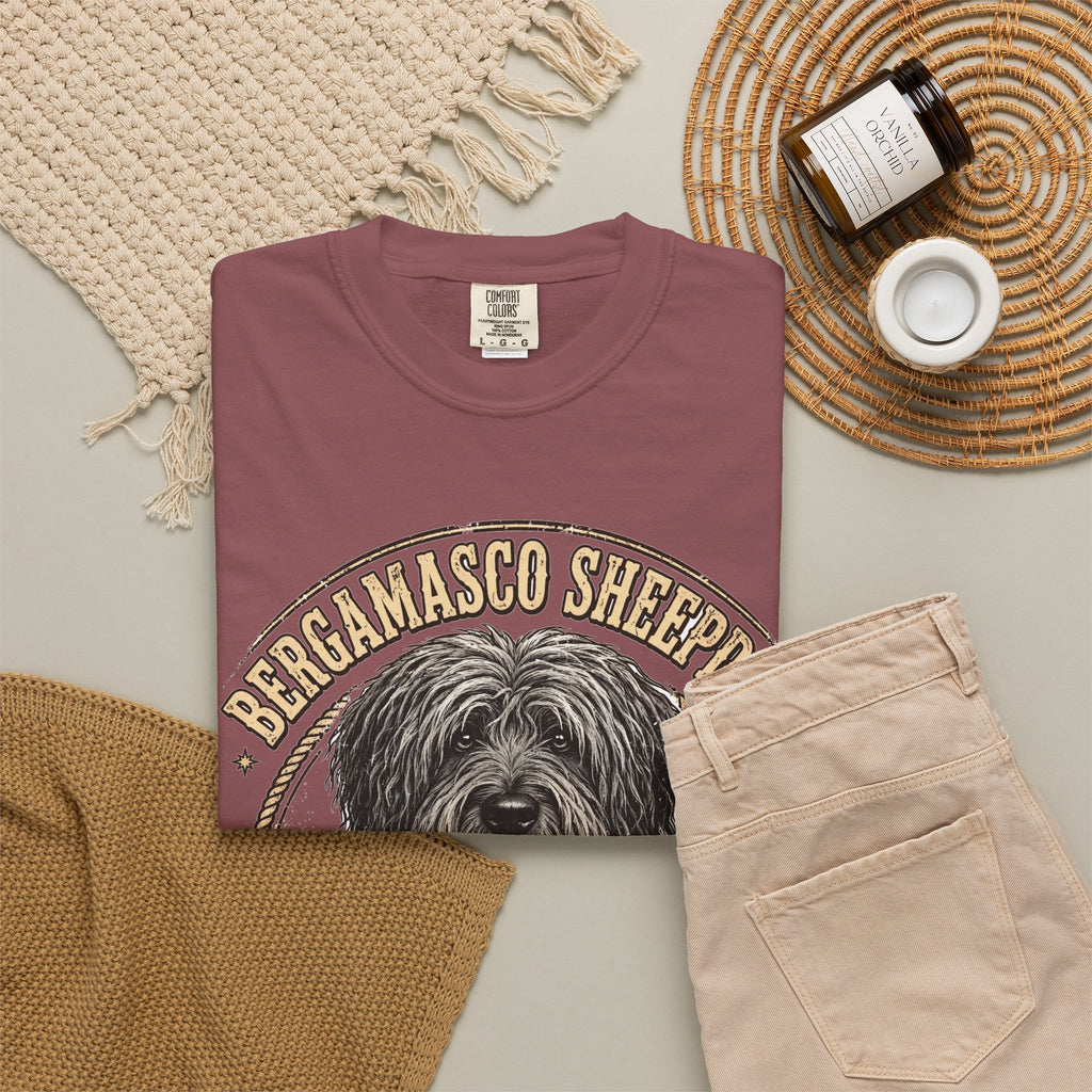 'Flock Star' Bergamasco Sheepdog T-Shirt — alternate view
