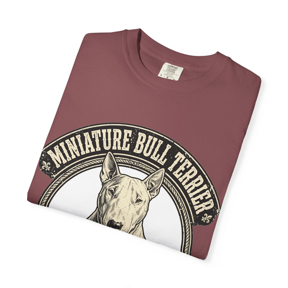 'Mini Mayhem' Miniature Bull Terrier T-Shirt — alternate view