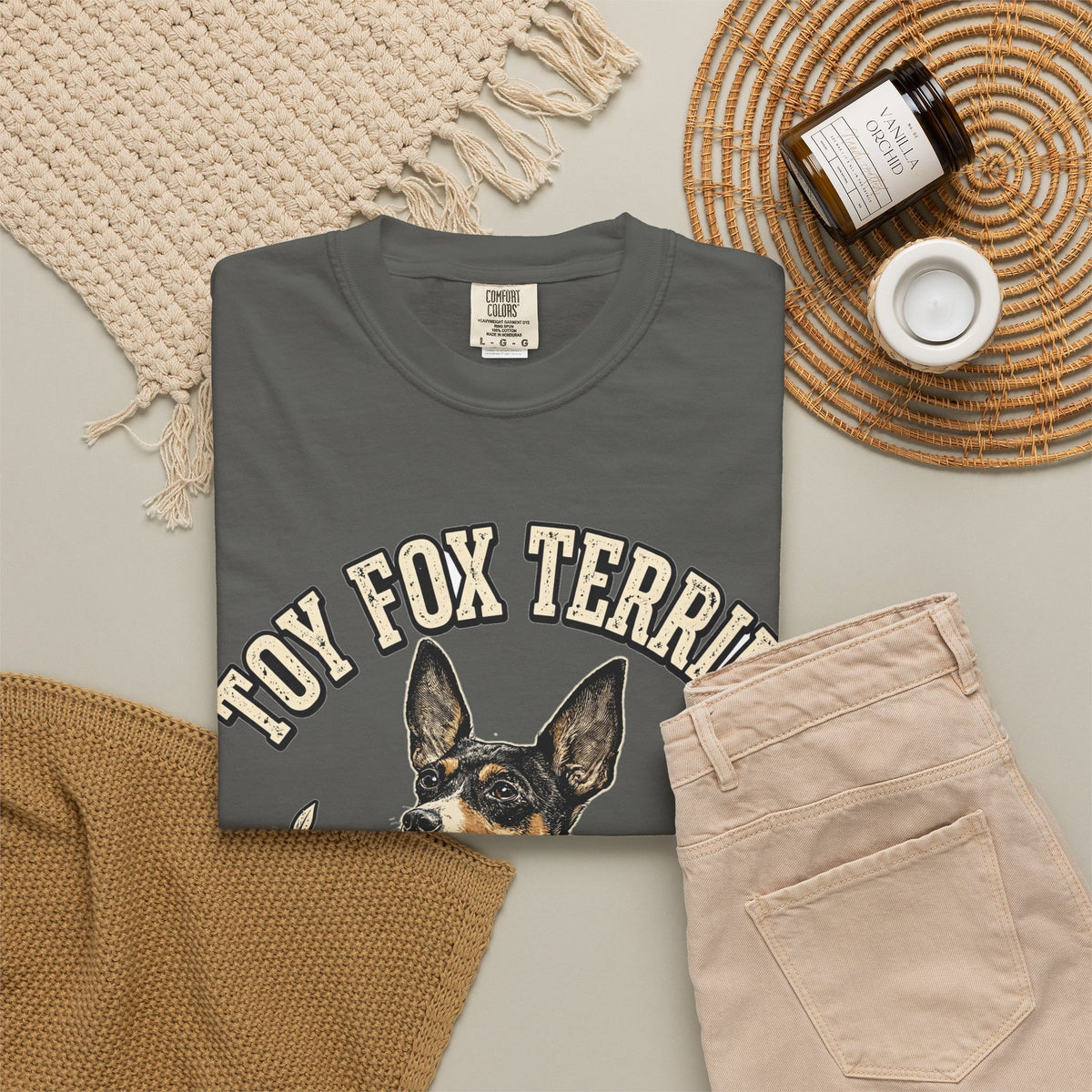 'Toy Tornado' Toy Fox Terrier T-Shirt — alternate view