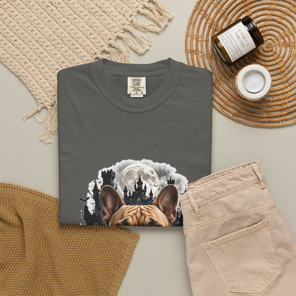 French Bulldog Vampire Pup Halloween Tee