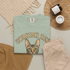 'Wavy Wonder' Cornish Rex Cat T-Shirt — alternate view