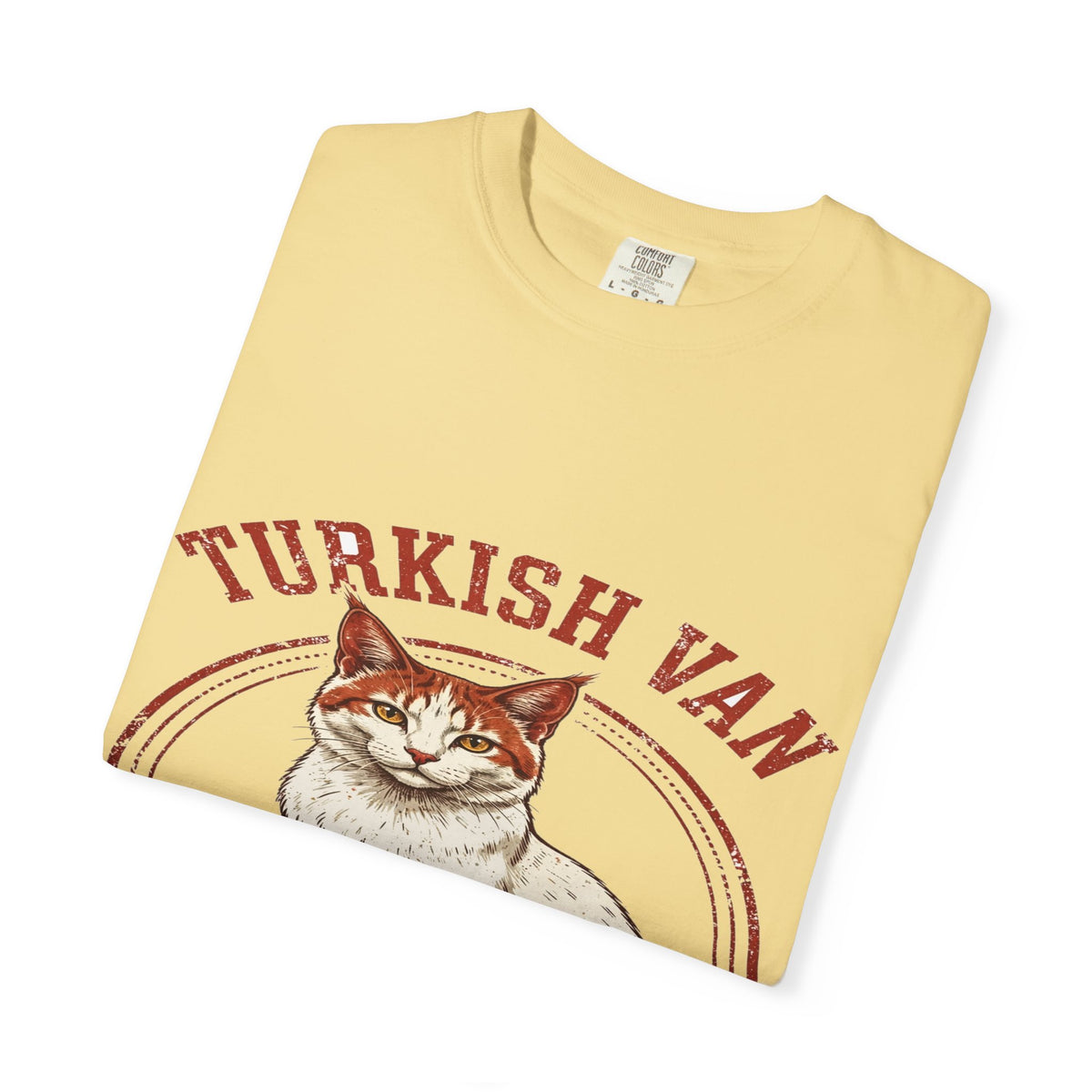 'Pool Party' Turkish Van Cat T-Shirt — alternate view