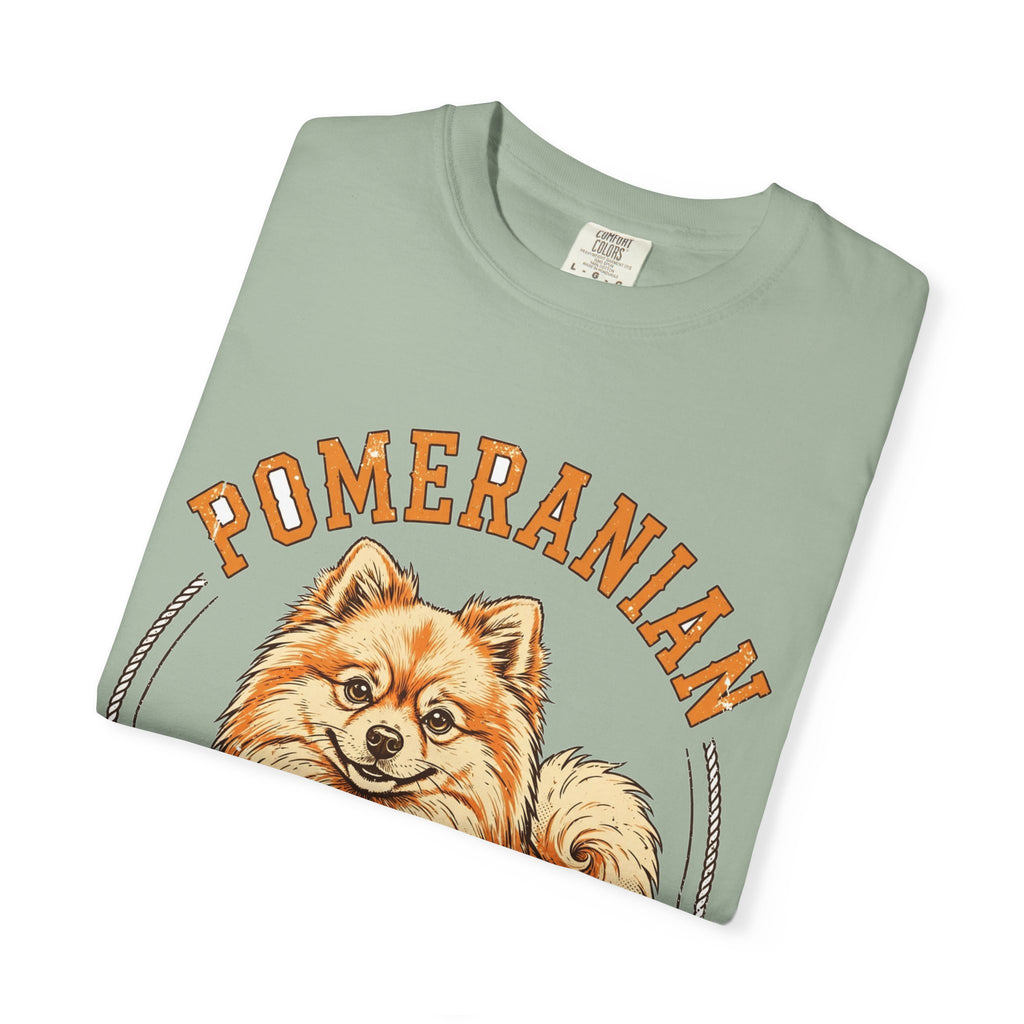 'Big Bark Energy' Pomeranian T-Shirt — alternate view