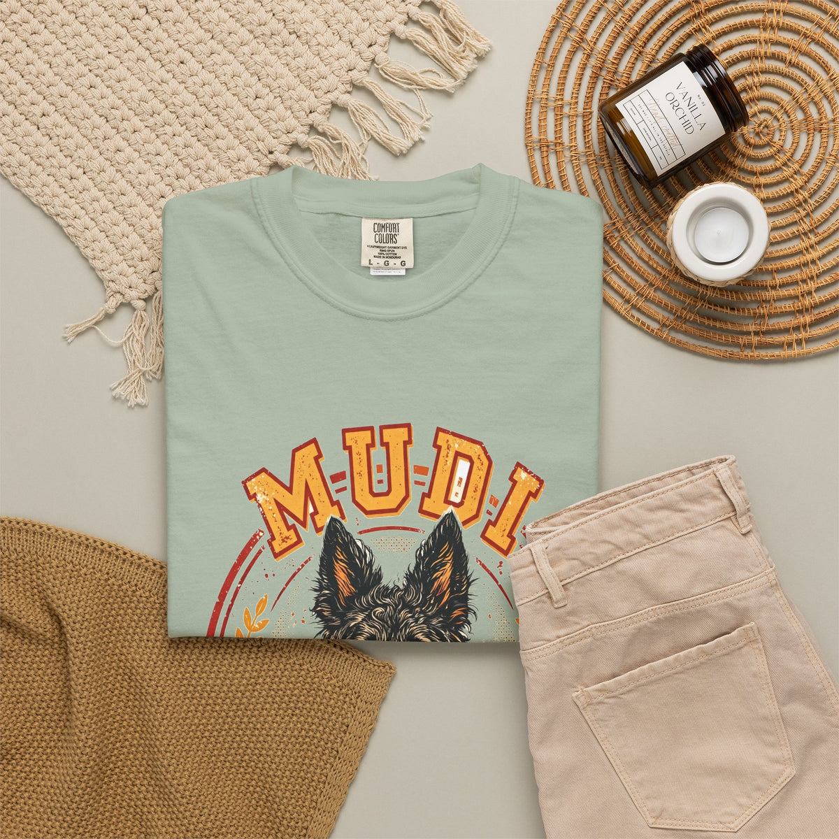 'Curl Power' Mudi T-Shirt — alternate view