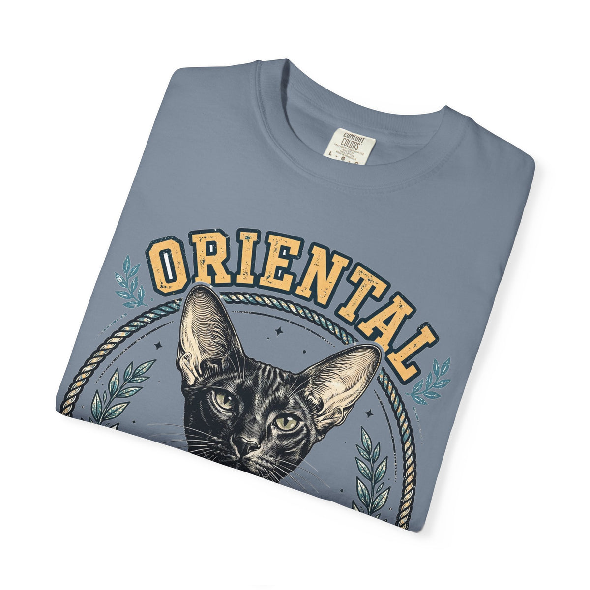 'Long Lean Loud' Oriental Shorthair T-Shirt — alternate view