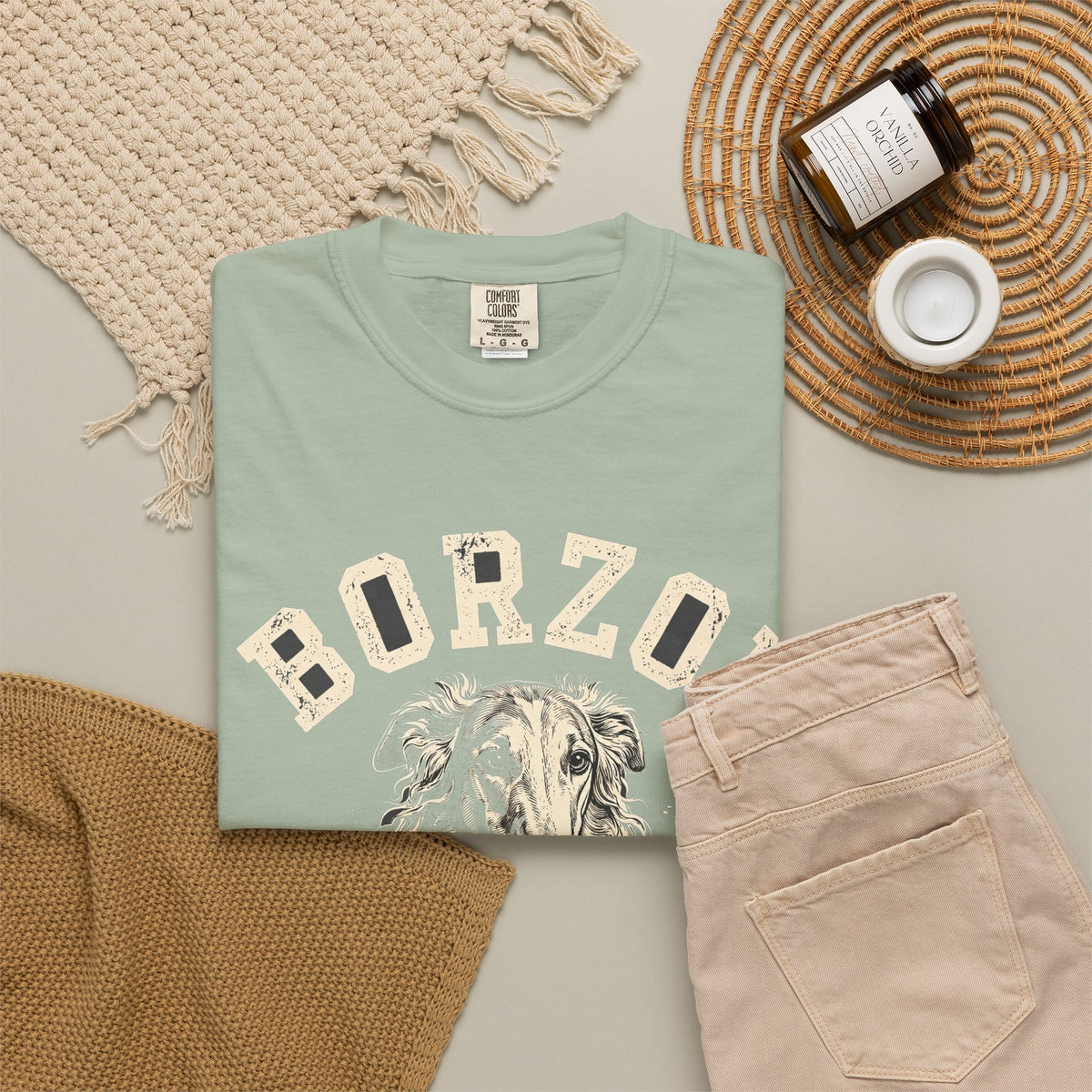 'Ballet' Borzoi T-Shirt — alternate view
