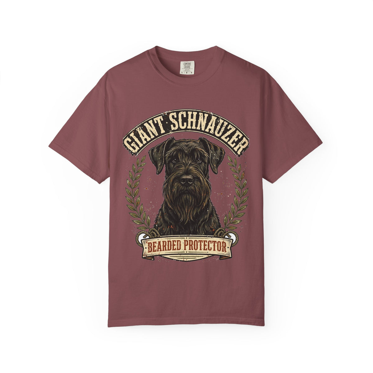 'Bearded Protector' Giant Schnauzer T-Shirt — alternate view