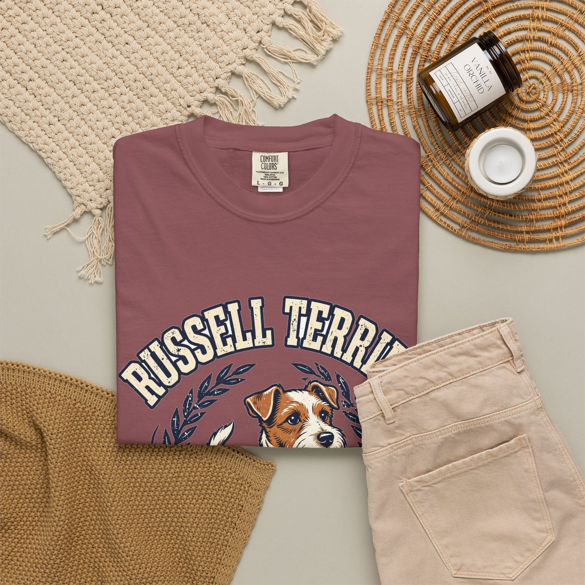 'Tiny But Turbo' Russell Terrier T-Shirt — alternate view
