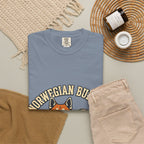 'Curly Tail' Norwegian Buhund T-Shirt — alternate view
