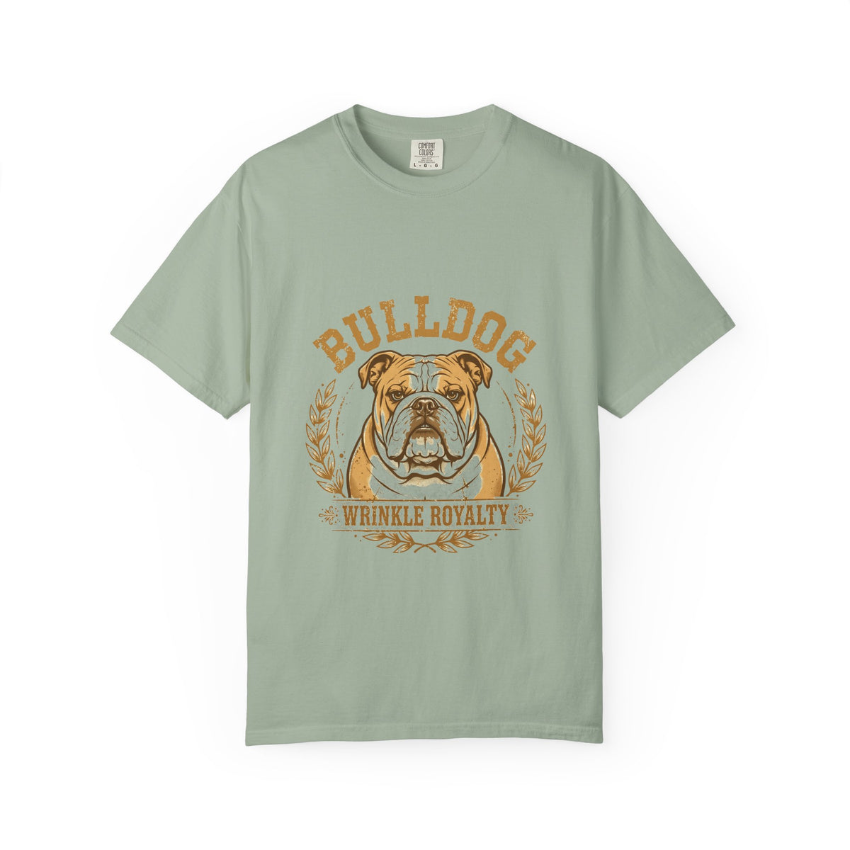 'Wrinkle Royalty Bulldog' Bulldog T-Shirt — alternate view