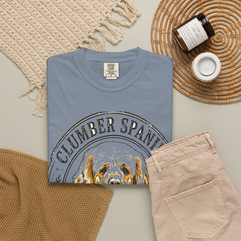 'Chunky & Charming' Clumber Spaniel T-Shirt — alternate view