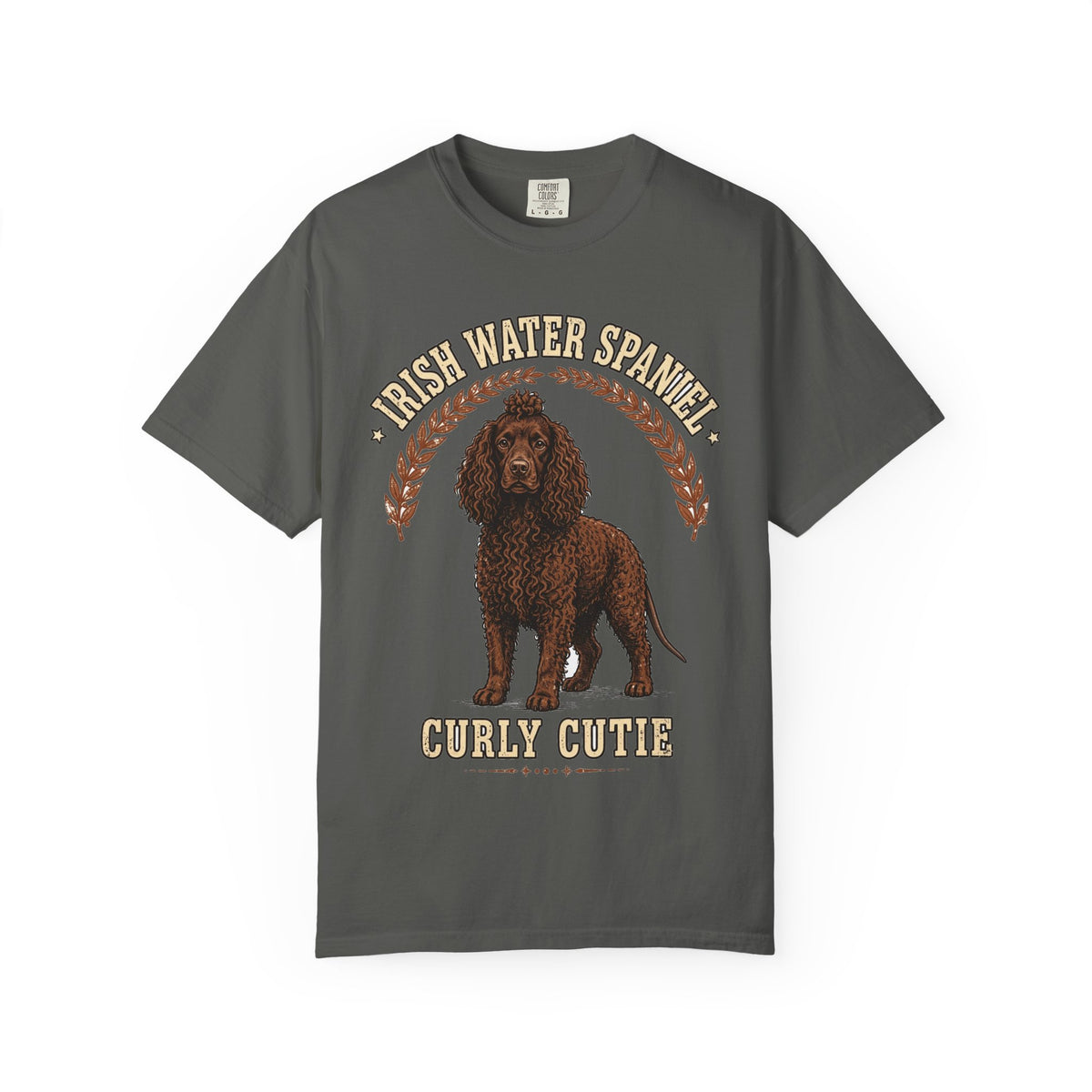 'Curly Cutie' Irish Water Spaniel T-Shirt — alternate view