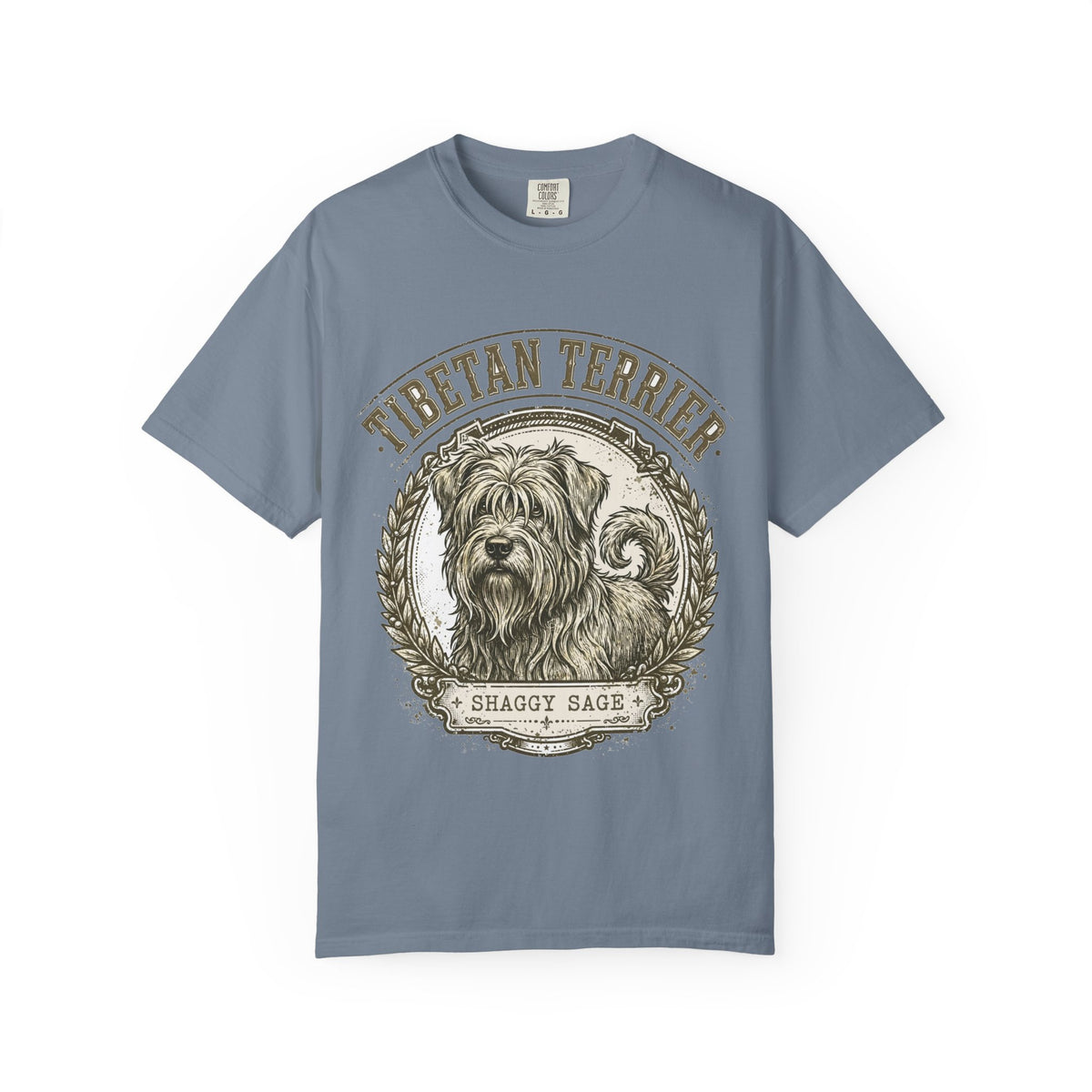 'Shaggy Sage' Tibetan Terrier T-Shirt — alternate view