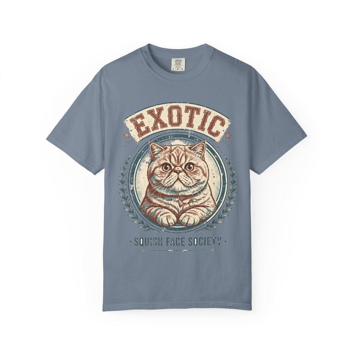 'Squish Face Society' Exotic Shorthair T-Shirt — alternate view
