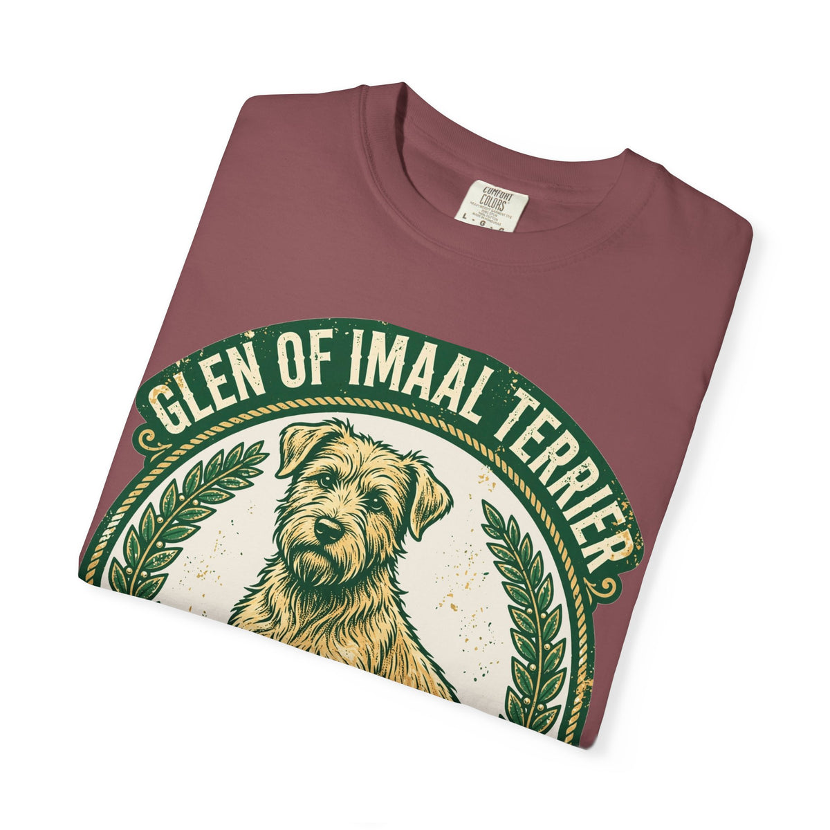 'of Imaal Bold' Glen of Imaal Terrier T-Shirt — alternate view