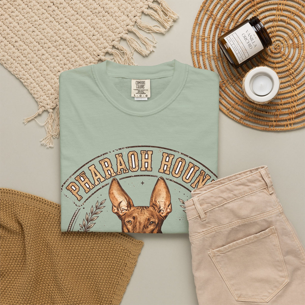 'Blushing Royalty' Pharaoh Hound T-Shirt — alternate view