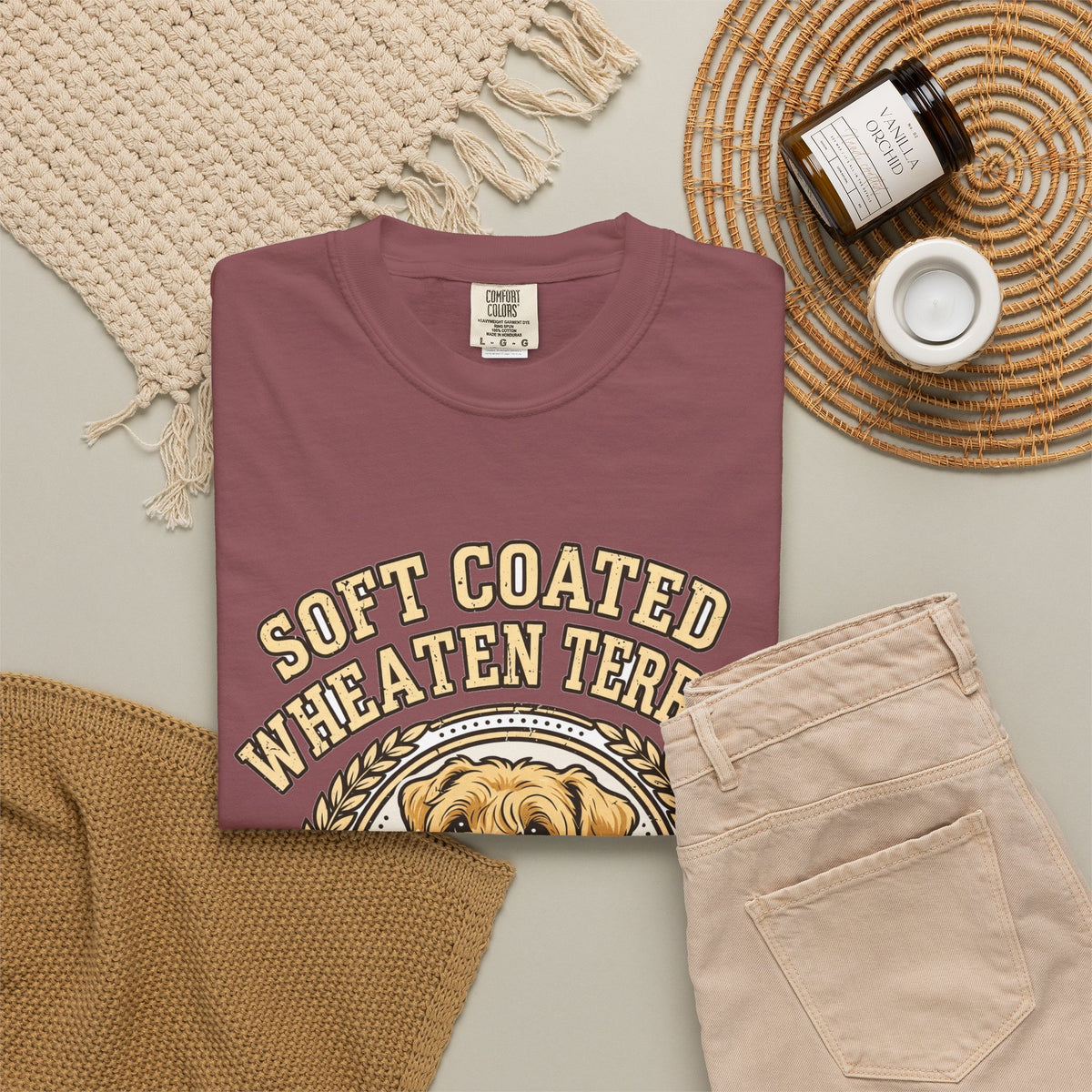 'Sunshine' Soft Coated Wheaten Terrier T-Shirt — alternate view