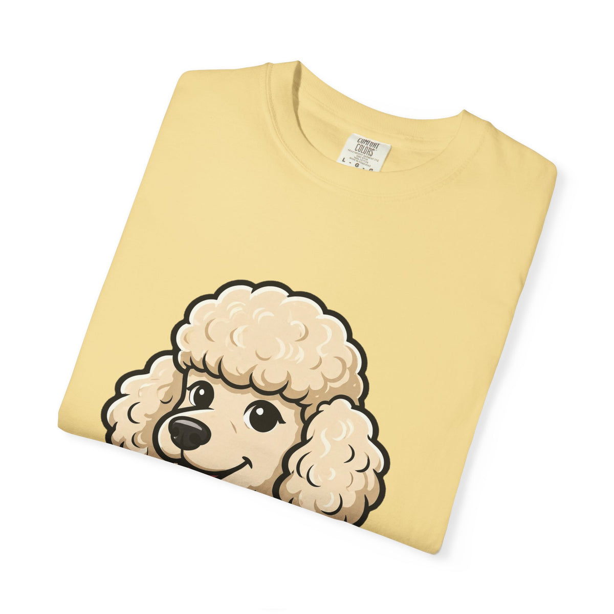 'Mullet Poodle' Poodle T-Shirt — alternate view