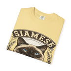 'Blue-Eyed Chatterbox' Siamese Cat T-Shirt — alternate view