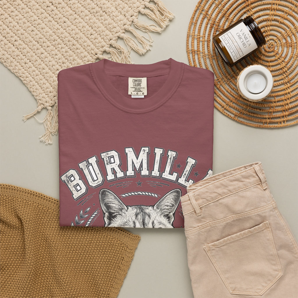 'Silver Lining' Burmilla Cat T-Shirt — alternate view